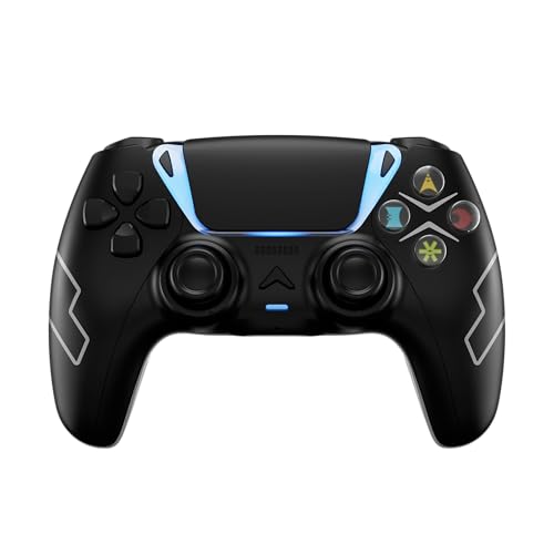 Boowen Wireless Controller for PS5, Compatible with PS5 Pro/Slim/PC, Dual Vibration, Macro/Turbo Function