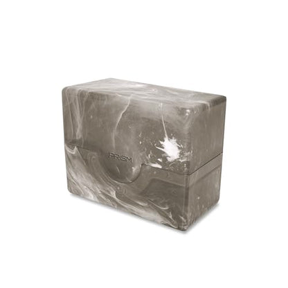 BCW Prism Deck Case - Marble Black | Holds 50 Double-Sleeved or 60 Single-Sleeved Cards | Secure Snap Closure | Compatible Collectible Card Bins | TCG Storage Box - color: Marble Black