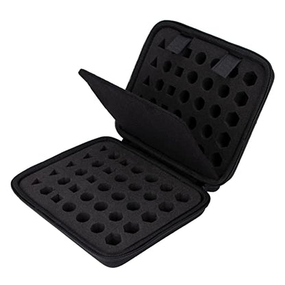 Aenllosi Hard Case for DND Dice Set 70 Polyhedron DiceSmall | EVA case construction, Custom-cut compartments, Cushioned interior, Case only