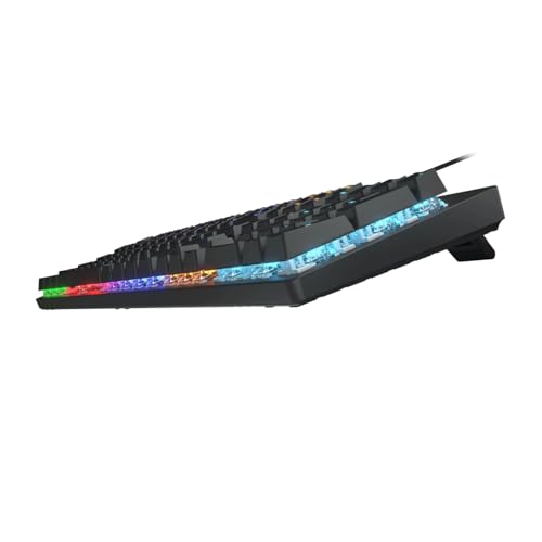 Cougar Ultimus EX RGB Wired Mechanical Gaming Keyboard – Full-Size 104-Keys, Metal Frame, Doubleshot Keycaps, Black