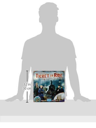 Asmodee Ticket to Ride United Kingdom + Pennsylvania Board Game Expansion - Strategy Game, Family Game for Kids & Adults, Ages 8+, 2-5 Players, 30-60 Minute Playtime | Train Route Strategy Game, Family Game for Kids & Adults, Ages 8+, 2-5 Players, 30-60 M