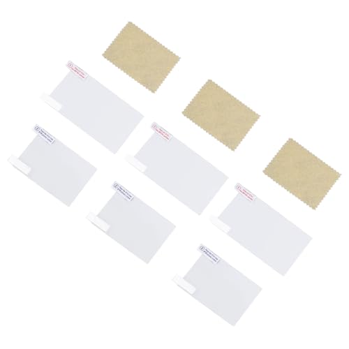 3 Pack Tempered Glass and PET Game Console Screen Protector Film for 3DS XL LL Console Handheld System