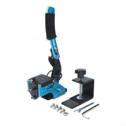 USB Racing Handbrake for PC for windows, Hall Sensor for drift Handbrake Compatible with for logitech G27 G29 G920 T500 Steering Wheels, Aluminum Alloy, Black Adjustable Tension Sim for drift(Blue) - size: Blue