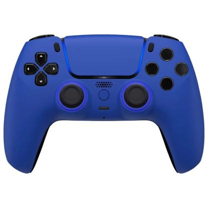 Custom Controllerzz Custom Wireless Controller Compatible with PS5 - Multiple Designs Available (Blue) - color: Blue