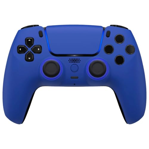 Custom Controllerzz Custom Wireless Controller Compatible with PS5 - Multiple Designs Available (Blue) - color: Blue