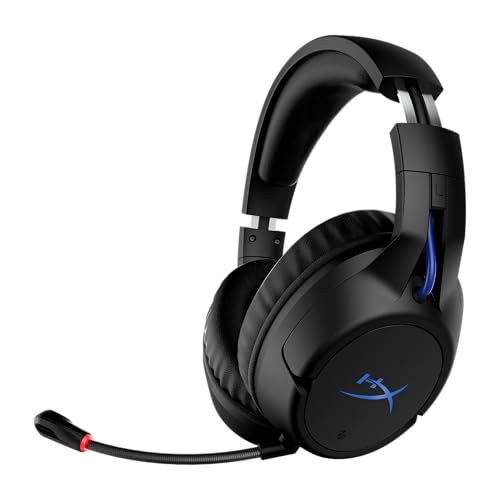 HyperX Cloud Flight – Wireless Gaming Headset for PS5 and PS4, Up to 30-hour battery, Memory foam ear cushions and premium leatherette, Noise-Cancelling Microphone with LED Mic Mute - style: PlayStation