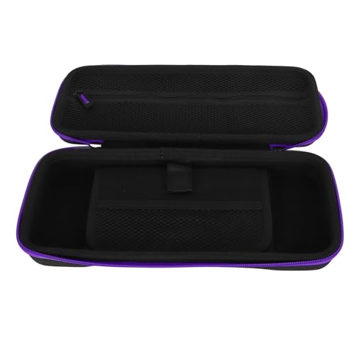 Estink Handheld Game Console Carrying Case EVA Nylon Shockproof Storage Bag 31 X 14 X 6cm for Ally 7 Inch 120Hz Gaming Handheld Travel Camping Daily Use (Purple) - color: Purple