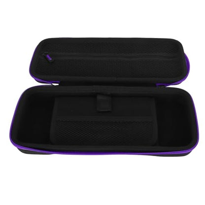 Estink Handheld Game Console Carrying Case EVA Nylon Shockproof Storage Bag 31 X 14 X 6cm for Ally 7 Inch 120Hz Gaming Handheld Travel Camping Daily Use (Purple) - color: Purple