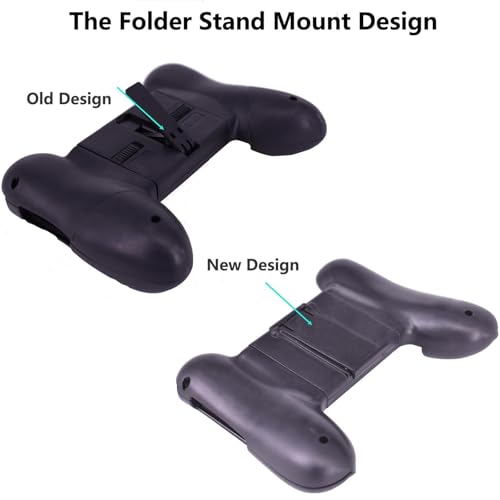 2pcs Game Clutch Universal Grip Adjustable Phones Mobile Controller Phone Game Grip Case Ergonomic Design Game Grip Handle Controller Stand Holder Joypad for iPhone 12/13/14 Pro Max/ Galaxy S22/23