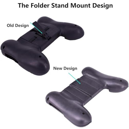 2pcs Game Clutch Universal Grip Adjustable Phones Mobile Controller Phone Game Grip Case Ergonomic Design Game Grip Handle Controller Stand Holder Joypad for iPhone 12/13/14 Pro Max/ Galaxy S22/23