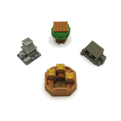 All in Upgrade Kit for Root - 138 Pieces | Board Game Accessory Compatible with The Base Game and Riverfolk, Underworld and The Marauder Expansions.