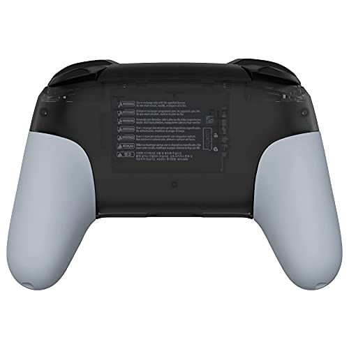 eXtremeRate New Hope Gray Replacement Handle Grips for Nintendo Switch Pro Controller, DIY Custom Hand Grip Shell for Nintendo Switch Pro Controller - Controller NOT Included - color: New Hope Gray