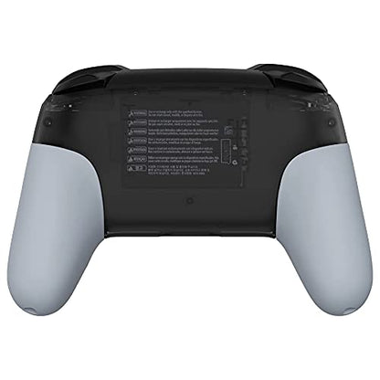 eXtremeRate New Hope Gray Replacement Handle Grips for Nintendo Switch Pro Controller, DIY Custom Hand Grip Shell for Nintendo Switch Pro Controller - Controller NOT Included - color: New Hope Gray