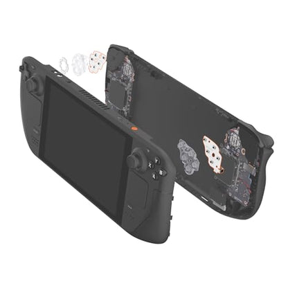 eXtremeRate Face Clicky Kit for Steam Deck OLED Handheld Console, Custom Dpad View A B X Y Menu Keys Face Buttons Mouse Clicky Kit for Steam Deck OLED Console - 0.98N Actuation Force Light Version - size: Light Version