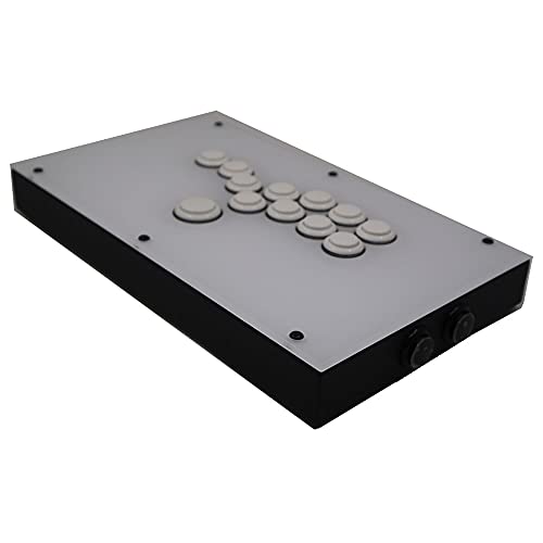 FightBox RAC-J800B-PC-W All Buttons Leverless-Style Arcade Joystick Fight Stick Game Controller For PC Sanwa OBSF-24 30