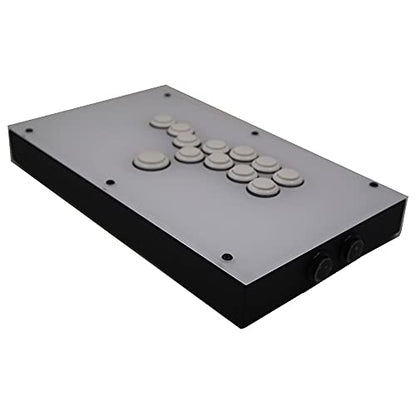 FightBox RAC-J800B-PC-W All Buttons Leverless-Style Arcade Joystick Fight Stick Game Controller For PC Sanwa OBSF-24 30