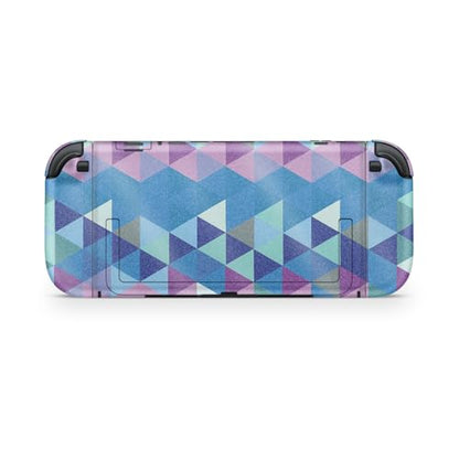 Glossy Glitter Gaming Skin Compatible with Nintendo Switch 2 Console Only - Purple Kaleidoscope - Premium 3M Vinyl Protective Wrap Decal Cover - Easy to Apply | Crafted in The USA by MightySkins - color: Purple Kaleidoscope, size: Switch 2 Console Skin On