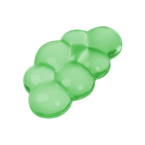 Gel Cloud Mouse Wrist Rest, Cute Wrist Support and Arm Support for Mouse Rest Typing Pain Relief，Suitable for Office/Computer/Laptop/Gaming (Transparent Green) - color: Mouse Green