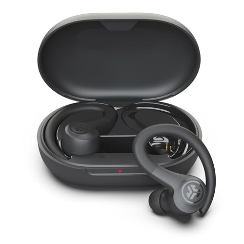 JLab, Go Sport+, True Wireless Workout Earbuds, Bluetooth Sport Earbuds, Clear Calling, Graphite - color: Graphite, style: Sport+