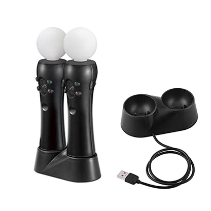 Controller Charger Station for VR, Dual Charger Dock Charging Station Stand, for VR Remote Controllers