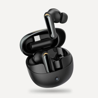 Wireless Gaming Earbuds with ENC Mic, 2.4G Wireless/Bluetooth 5.4 Dual Mode Headphone, Low Latency, 3D Sound, for Phone, Laptop, Steam Deck, VR, PC (Black) - color: Black