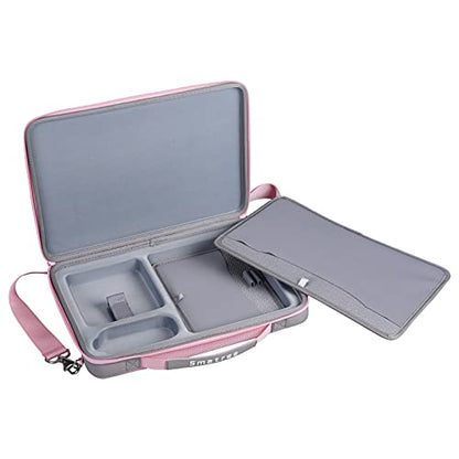 Smatree Hard Shell Carrying Case for 14.2inch Apple MacBookPro 2025/2024 | for 14.2inch APPLE MacBook Pro 2023 A2918,13inch MacBook Air M4 2025/2024/2022,iPad Pro M5 2025/2024/iPad Air M3 2025,Pink - color: Pink