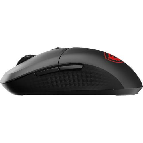 msi Versa 300 W Gaming Mouse, 8000 DPI, 30M+ Clicks Kailh Switch, Optical Sensor, Ergonomic Ambitextrous Hand Design, RGB Light
