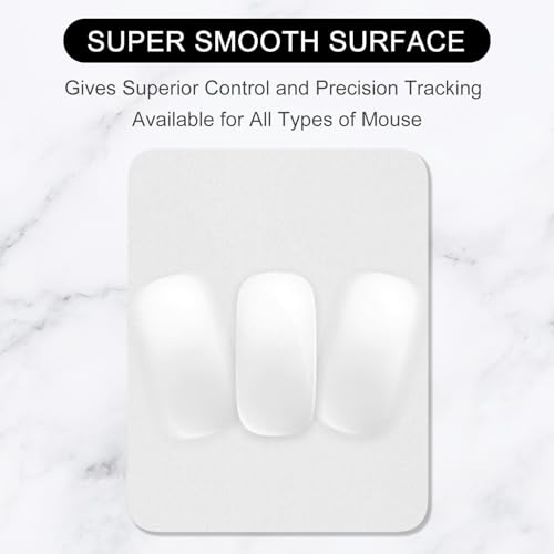 Hsurbtra Mouse Pad, Premium-Textured Square Mousepad 7 x 9 Inch, Thick 3 mm Anti-Slip Waterproof Rubber Pretty Cute Computer Mat for Office Gaming Laptop Women Kids Space Gray - color: Space Gray, size: Square Mousepad (7" x 9")