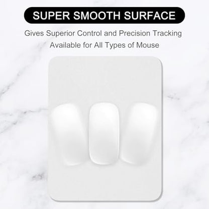 Hsurbtra Mouse Pad, Premium-Textured Square Mousepad 7 x 9 Inch, Thick 3 mm Anti-Slip Waterproof Rubber Pretty Cute Computer Mat for Office Gaming Laptop Women Kids Space Gray - color: Space Gray, size: Square Mousepad (7" x 9")