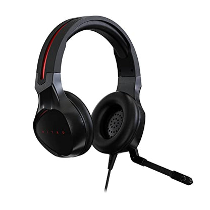 Acer Nitro Gaming Headset with Flexible Omnidirectional Mic, Adjustable Headband, (Pack of 1) - style: Nitro Headset