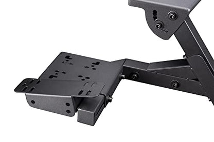 Next Level Racing Wheel Stand 2.0. Steering wheel stand for Thrustmaster, Fanatec, moza Racing on PC and video game consoles. Upgradeable to full cockpit with GTSeat add-on (not included)