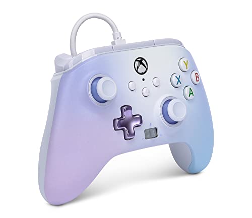 PowerA Enhanced Wired Controller for Xbox Series X|S - Pastel Dream, gamepad, wired video game controller, gaming controller, Xbox Series X|S, Officially Licensed for Xbox - color: Pastel Dream