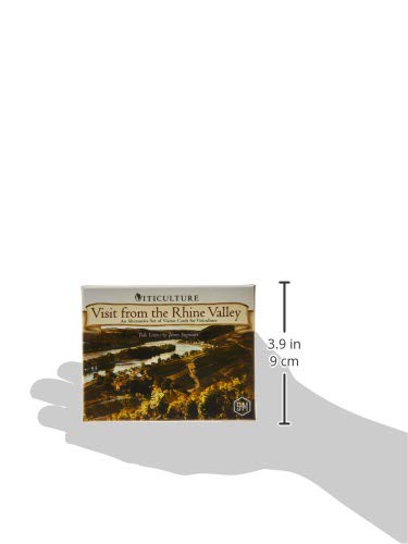 Stonemaier Games: Viticulture: Visit from the Rhine Valley Expansion by Jamey Stegmaier & Tido Lorenz | 80 New Uniquely Illustrated Visitor Cards | Add to Viticulture (Base Game) | 1-6 Players, 90 Min