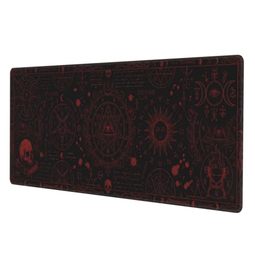 Extended Gaming Mouse Pad, Large Mouse Mat, XL Desk Pad for Keyboard and Mouse, Non-Slip Rubber Base & Stitched Edges for Gamer Office 31.5x11.8 in - color: 20