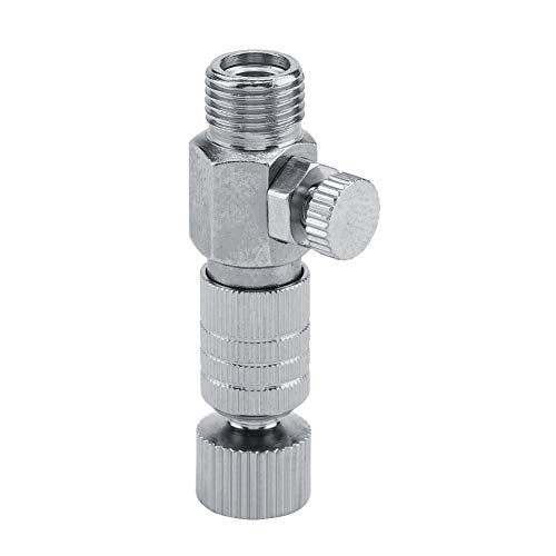 Tbest Harder Steenbeck Airbrush Quick Connect,Airbrush Quick Release Disconnect Adapter 1/8 in Male and Female Connections Adapter with Adjustable Control Valve Airbrush Accessories