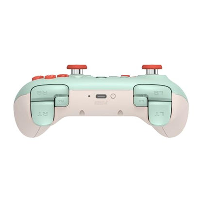 8Bitdo Ultimate 2C Wireless Controller for Windows PC and Android, with 1000 Hz Polling Rate, Hall Effect Joysticks and Triggers, and Remappable L4/R4 Bumpers (Mint) - color: Mint