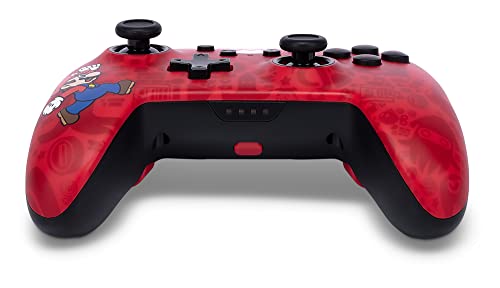 PowerA Enhanced Wireless Controller for Nintendo Switch - Here We Go Mario, Nintendo Switch - OLED Model, Nintendo Switch Lite, Gamepad, game controller, Bluetooth controller (Amazon Exclusive) - color: Here We Go Mario