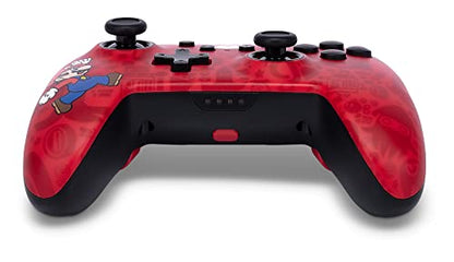 PowerA Enhanced Wireless Controller for Nintendo Switch - Here We Go Mario, Nintendo Switch - OLED Model, Nintendo Switch Lite, Gamepad, game controller, Bluetooth controller (Amazon Exclusive) - color: Here We Go Mario