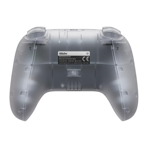 8Bitdo 64 Bluetooth Controller for Analogue 3D, Glacier | Switch/Switch 2, Windows and Android Support, Wired USB, D-Input/S-Input Modes, Hall Effect Joystick, Vibration - color: Glacier