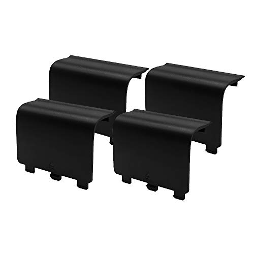 KELIFANG Replacement Battery Cover Door Compatible with Xbox Series X, Xbox Series S Controller, Battery Back Shell Repair Part Compatible with Xbox Wireless Controller (Black) - color: Black