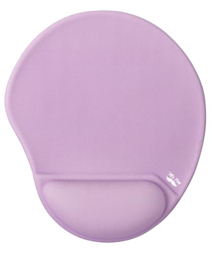 Mr. Pen- Ergonomic Mouse Pad with Wrist Rest | Purple Breathable Fabric with Memory Foam Cushion, Non-Slip Rubber Base, Gel Mouse Pad with Wrist Support - color: Purple