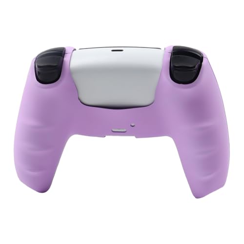 Moonlit Cats with a Loving Heart Controller Skin Compatible with PS5/Playstation 5 Controller, RALAN Protector Case Cover Customised Thumb Grip - color: MCats Purple