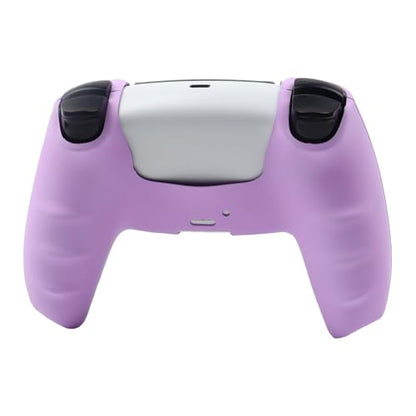 Moonlit Cats with a Loving Heart Controller Skin Compatible with PS5/Playstation 5 Controller, RALAN Protector Case Cover Customised Thumb Grip - color: MCats Purple