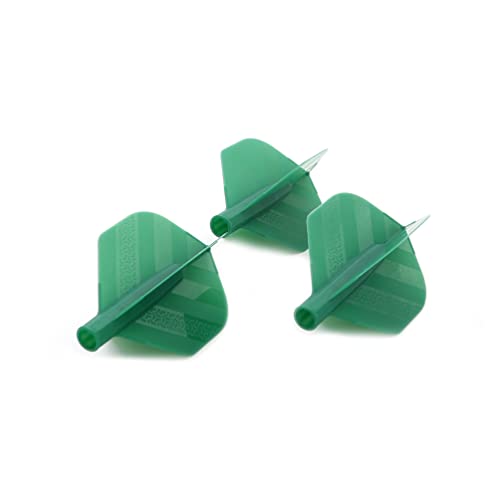 CUESOUL TERO Plus New Double Direction Telescopic and Rotating Dart Flights System-AK4 Dart Flight - color: Green