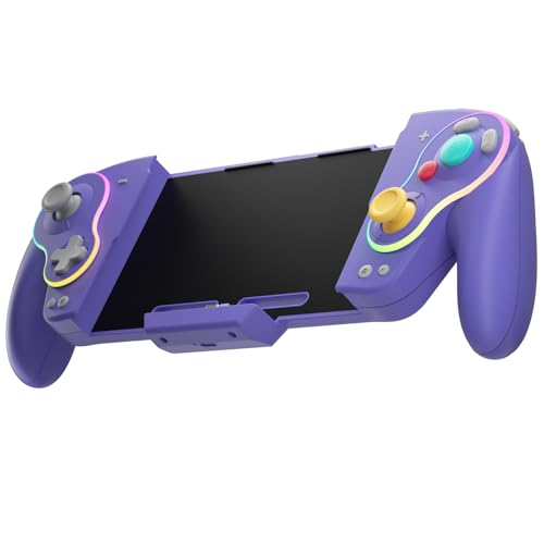QRD Stellar V3 Handheld Controller for Switch,Switch OLED,Hall Effect Joystick,Mechanical/Macro Back Buttons,Rumble, Motion Sensing