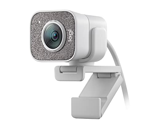 Logitech StreamCam - Webcam for Live Streaming on YouTube and Twitch, Full HD 1080p at 60fps, USB-C Connection, Facial Tracking, Autofocus, Vertical Videos, Light Grey | Full HD 1080p at 60fps, USB-C Connection, Facial Tracking, Autofocus, Vertical Videos