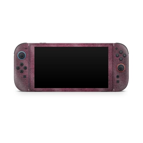 Glossy Glitter Gaming Skin Compatible with Nintendo Switch 2 Console Only - Pink Gravel - Premium 3M Vinyl Protective Wrap Decal Cover - Easy to Apply | Crafted in The USA by MightySkins - color: Pink Gravel, size: Switch 2 Console Skin Only, style: Gloss