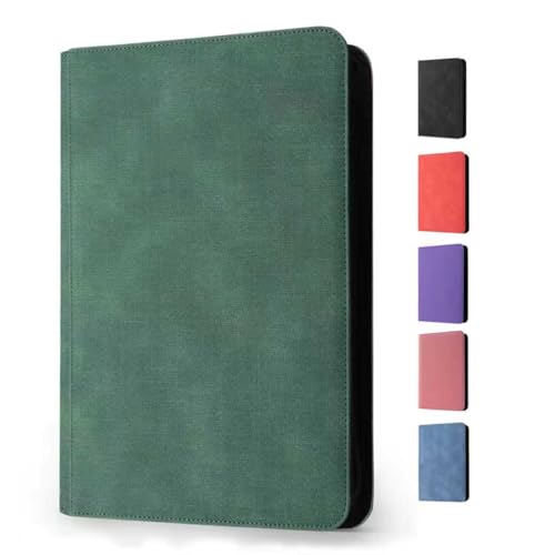 Trading Card Binder 9 Pocket - Premium Card Collection Binder for 360 Cards, Durable Side-Loading Card Album with Zipper, Perfect for TCG, MTG, and Sports Cards, Green - color: Green