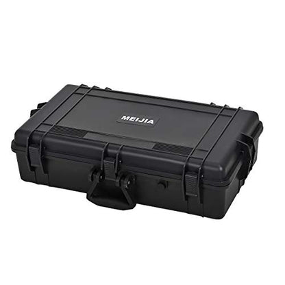 MEIJIA All Weather Waterproof Hard Camera Case,Hard Case with Customizable Fit Foam,Fit Use of Drones,Camera,Equipments,Pistols,Elegant Black (Black, 28.84"x16.92"X7.08") - size: 28.84"x16.92"X7.08"