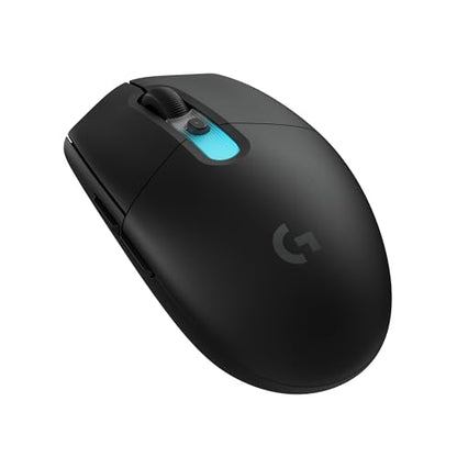 Logitech G305 X Superlight Wireless Gaming Mouse - Black | 59g Lightweight, 44K DPI, 678 IPS, Wireless 2.4 GHz/Bluetooth/USB-C, <170 hr Battery, 6 buttons, RGB, PC/Mac Compatible - color: Black, style: Superlight